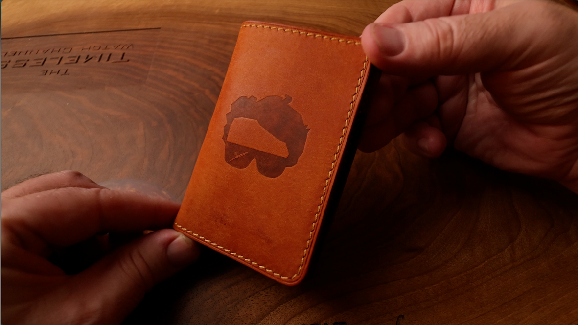 Leather Wallet - Whiskey Color