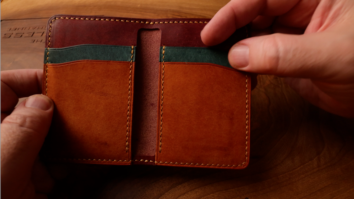 Leather Wallet - Barolo Color – Oisin O Malley